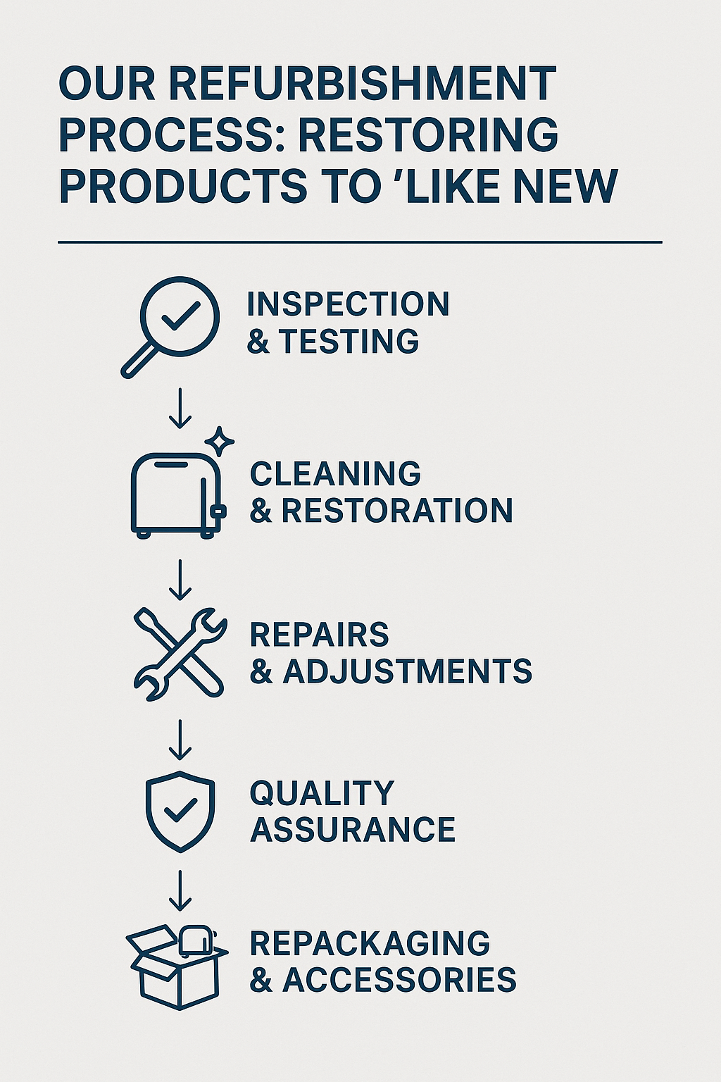 Our Refurbishment Process: Restoring Products to “Like New”