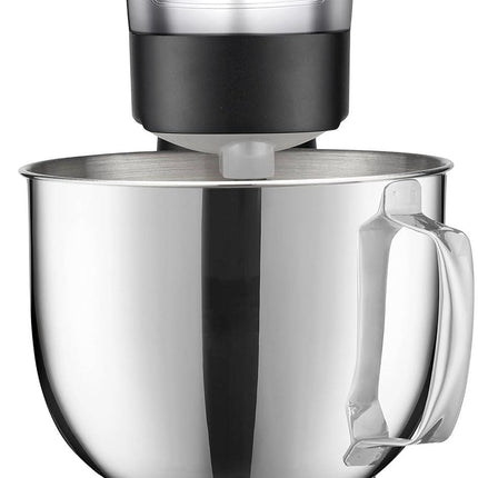 Cuisinart Stand Mixer 12 Speed 5.5 Quart Stainless Steel Bowl Chefs Whisk Mixing Paddle Dough Hook Splash Guard w/Pour Spout SM-50PSFR BLACK MATTE Certified Refurbished