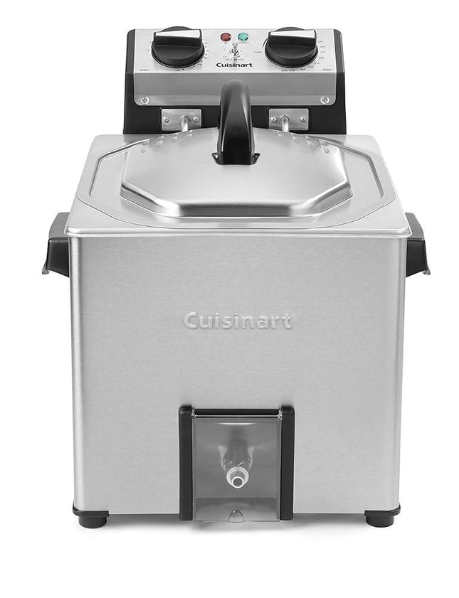 Cuisinart CDF-500 Rotisserie Deep Fryer, Extra Large Capacity, Stainless Steel Certified Refurbished