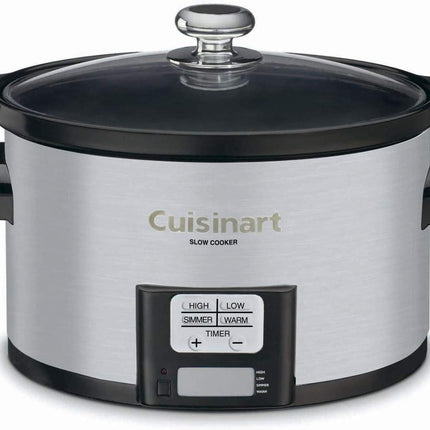 Cuisinart 3.5 Quart Slow Cooker PSC-350 Chrome - Certified Refurbished