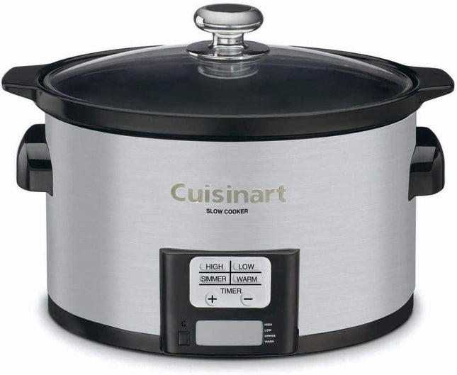 Cuisinart 3.5 Quart Slow Cooker PSC-350 Chrome - Certified Refurbished