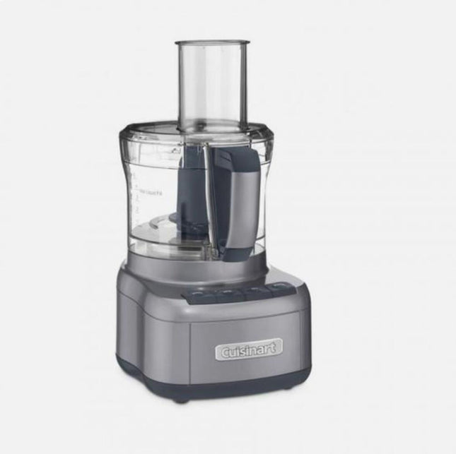 Cuisinart Elemental 8 Cup Food Processor Gun Metal - Certified Refurbished