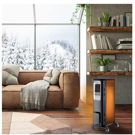 Pelonis 500W Digital Oil-Filled Radiant Space Heater Certified Refurbished