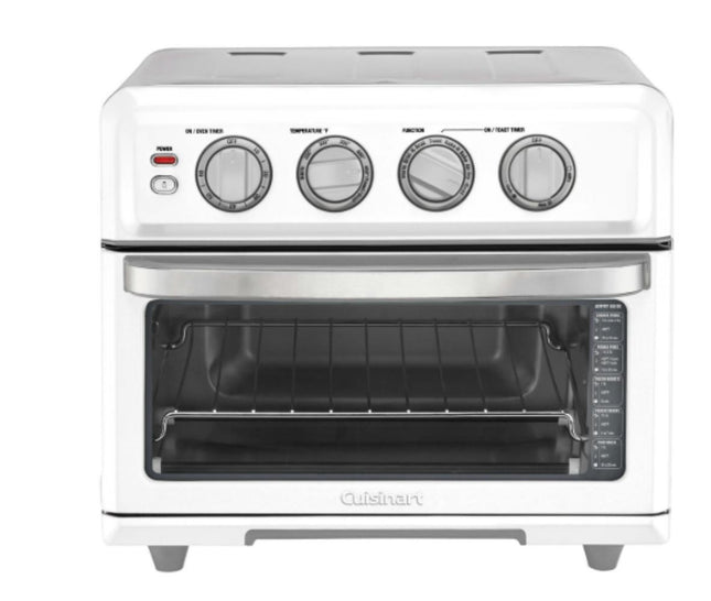 Cuisinart Air Fryer Toaster Oven with Grill TOA-70 White Color Certified Refurbished