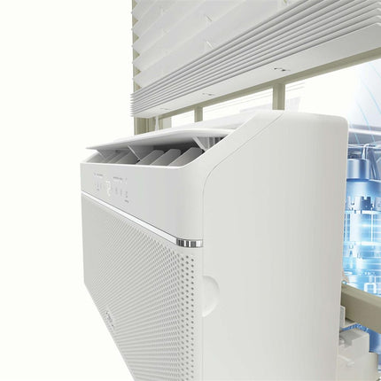 Midea 8,000 BTU U-Shaped Smart Window Air Conditioner 350 Sq. Ft. White MAW08U1QWT - Certified Refurbished