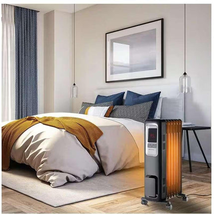 Pelonis 500W Digital Oil-Filled Radiant Space Heater Certified Refurbished