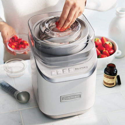 Cuisinart Cool Creations Ice Cream Maker ICE-60W White - Certified Refurbished