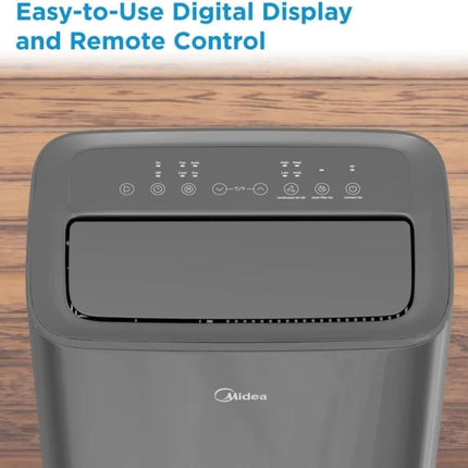 Midea 10,000 BTU DOE Smart Portable Air Conditioner with Heat, for spaces up to 450 sq. ft. Certified Refurbished