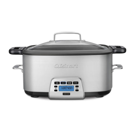 Cuisinart Cook Central 4-in-1 7QT Multicooker Stainless Steel Chrome - Certified Refurbished