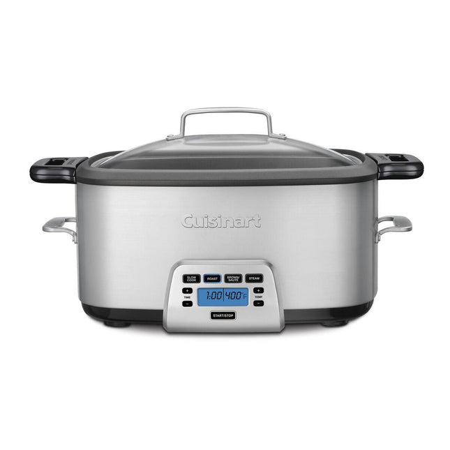 Cuisinart Cook Central 4-in-1 7QT Multicooker Stainless Steel Chrome - Certified Refurbished