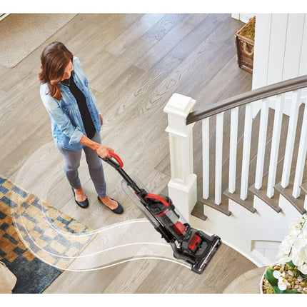 Eureka NEU351 Max Swivel Upright Bagless Vacuum Cleaner Red Color Certified Refurbished