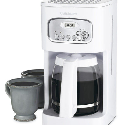 Cuisinart DCC-1100 12-Cup Programmable Coffeemaker, White Certified Refurbished