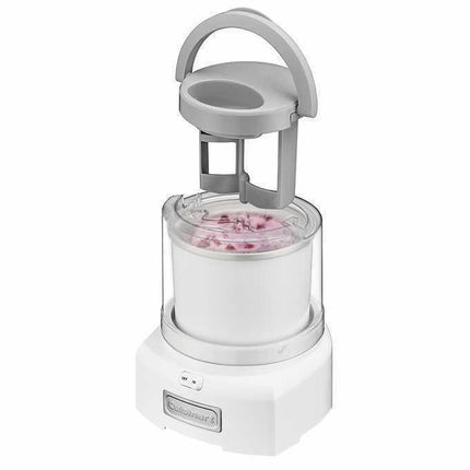 Cuisinart 1.5 Quart Frozen Yogurt, Ice Cream and Sorbet Maker White Certified Refurbished