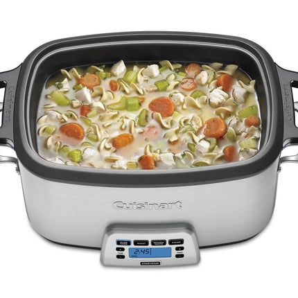 Cuisinart Cook Central 4-in-1 7QT Multicooker Stainless Steel Chrome - Certified Refurbished