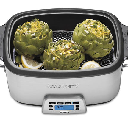 Cuisinart Cook Central 4-in-1 7QT Multicooker Stainless Steel Chrome - Certified Refurbished