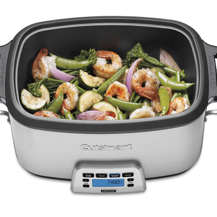 Cuisinart Cook Central 4-in-1 7QT Multicooker Stainless Steel Chrome - Certified Refurbished
