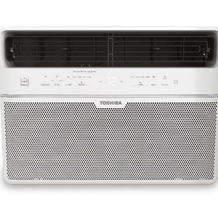 Toshiba 12,000 BTU 115-Volt Smart Wi-Fi Touch Control Window Air Conditioner with Remote for Up to 550 Sq. Ft. White WK1213CWRUFR Certified Refurbished