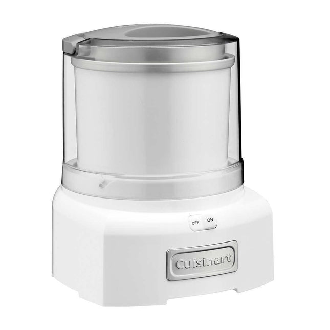 Cuisinart 1.5 Quart Frozen Yogurt, Ice Cream and Sorbet Maker White Certified Refurbished