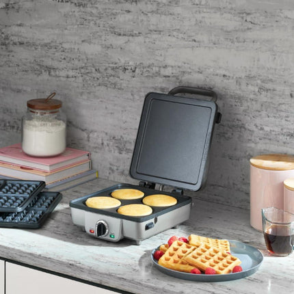 Cuisinart Belgian Waffle Maker with Pancake Plates WAF-300 Stainless Steel - Certified Refurbished