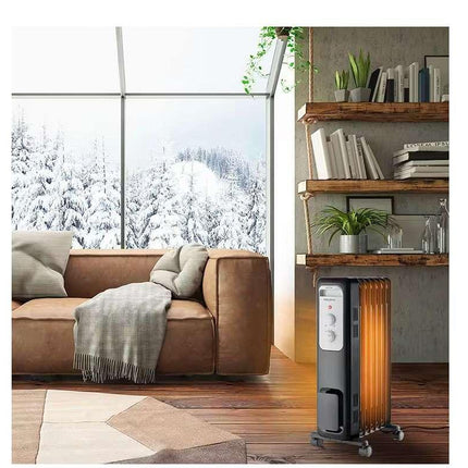 Pelonis 1,500-Watt Oil-Filled Radiant Electric Space Heater Certified Refurbished