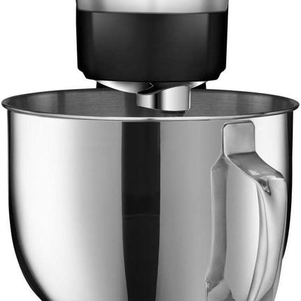 Cuisinart Stand Mixer 12 Speed 5.5 Quart Stainless Steel Bowl Chefs Whisk Mixing Paddle Dough Hook Splash Guard w/Pour Spout SM-50BKFR ONYX BLACK Certified Refurbished