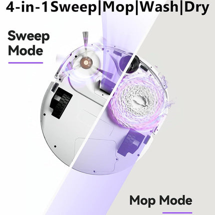 Narwal T10 Robot Vacuum and Mop Comb With Base Station - Certified Refurbished