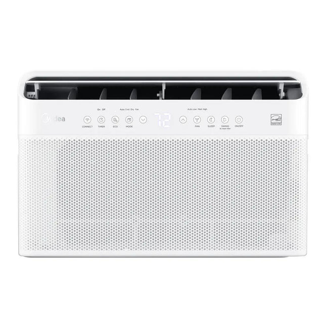 Midea 8,000 BTU U-Shaped Smart Window Air Conditioner 350 Sq. Ft. White MAW08V1QWT - Certified Refurbished