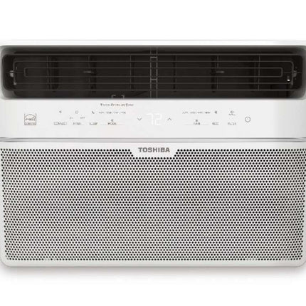 Toshiba 10,000 BTU 115-Volt Smart Wi-Fi Touch Control Window Air Conditioner with Remote for up to 450 Sq. Ft. White WK1013CWRUFR Certified Refurbished