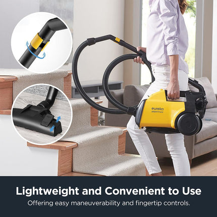 Eureka 3670G Mighty Mite Vacuum Cleaner Yellow Color Certified Refurbished