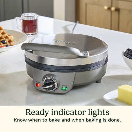 Cuisinart 4 Slice Belgian Waffle Maker - Round WAF-200 Gray - Certified Refurbished