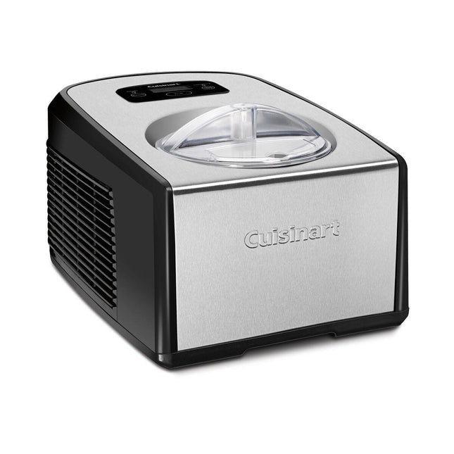 Cuisinart ICE-100FR 1.5-Quart Ice Cream and Gelato Maker, Black and Stainless Steel Certified Refurbished