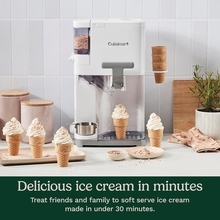 Cuisinart Mix It In Soft Serve Ice Cream Maker White - Certified Refurbished
