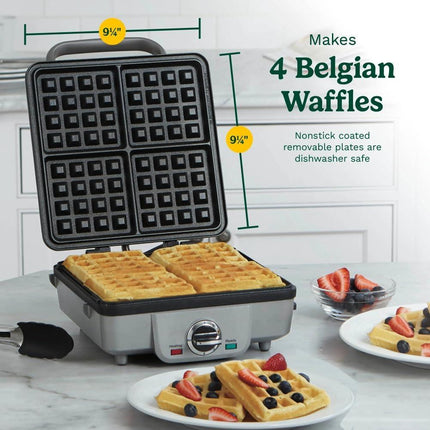 Cuisinart Belgian Waffle Maker with Pancake Plates WAF-300 Stainless Steel - Certified Refurbished