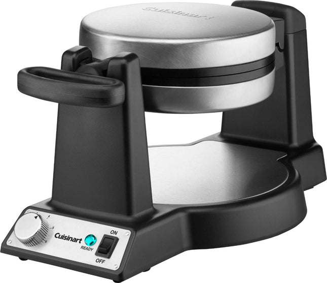 Cuisinart FWM-25PC Belgian Flip Waffle Baker Maker Stainless Steel/Black 1200W Non Stick Certified Refurbished