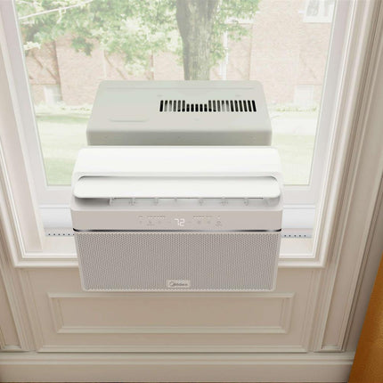 Midea 8,000 BTU U-Shaped Smart Window Air Conditioner 350 Sq. Ft. White MAW08U1QWT - Certified Refurbished