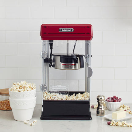 Cuisinart CPM-28 Classic Style Popcorn Maker Red Certified Refurbished