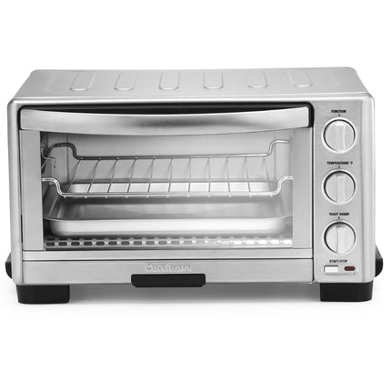 Cuisinart TOB-1010 Toaster Oven with Broiler Chrome Certified Refurbished