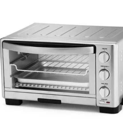 Cuisinart TOB-1010 Toaster Oven with Broiler Chrome Certified Refurbished
