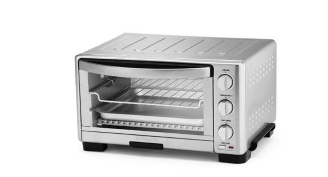 Cuisinart TOB-1010 Toaster Oven with Broiler Chrome Certified Refurbished