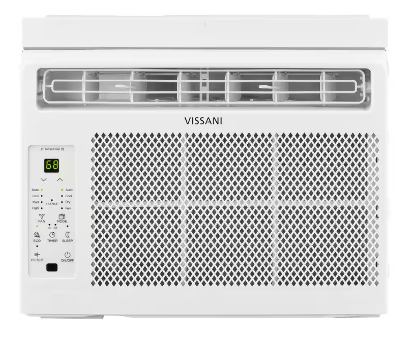 5,000 BTU 115-Volt Window Air Conditioner for 150 sq. ft. Rooms in White (Renewed)