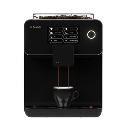 Terra Kaffe TK-01 Super-Automatic Espresso Machine Black - Certified Refurbished