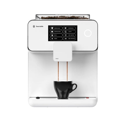 Terra Kaffe TK-01 Super-Automatic Espresso Machine White - Certified Refurbished