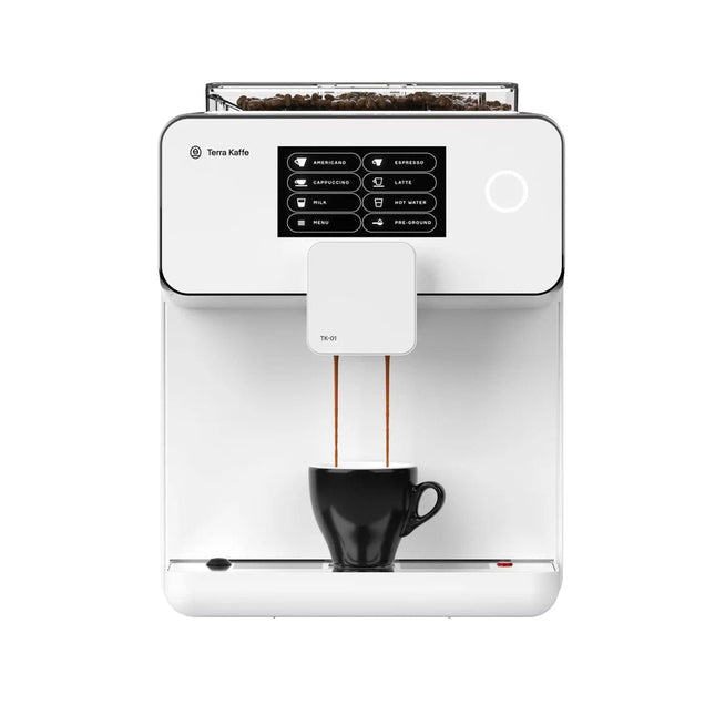 Terra Kaffe TK-01 Super-Automatic Espresso Machine White - Certified Refurbished