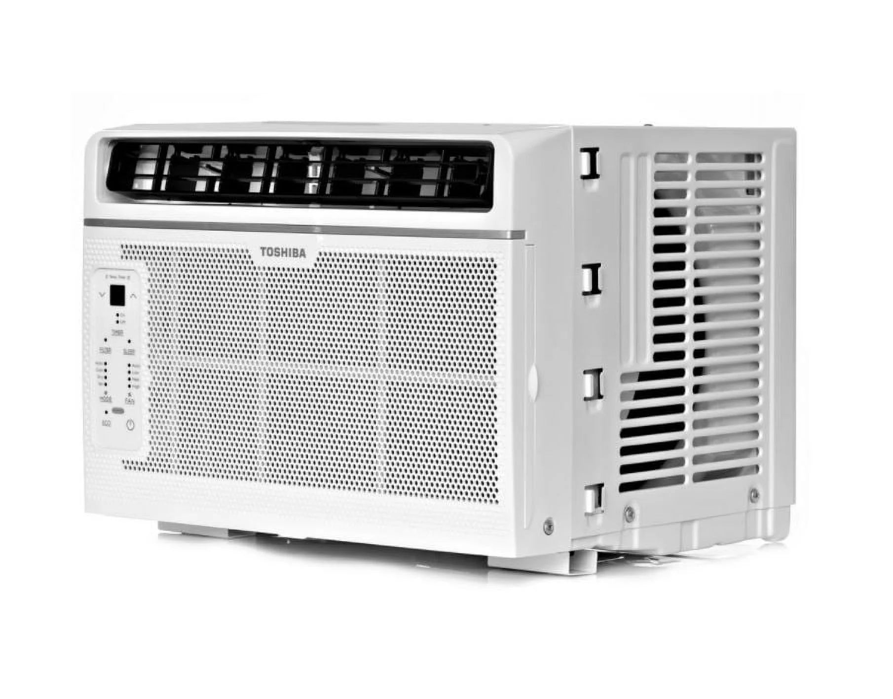 6,000 BTU 115 Volt Window Air Conditioner Cools 250 sq. ft. with Remote in White by Toshiba (Renewed)