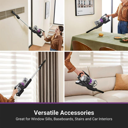 Eureka NEC490 Stylus Elite Cordless Stick Vacuum Cleaner Purple Color Certified Refurbished