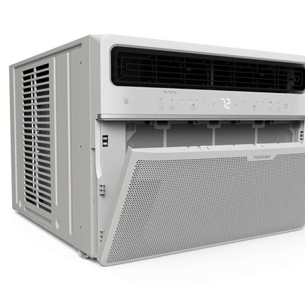 Toshiba 14,500 BTU 23.6 Inch 115-Volt Touch Control Window Air Conditioner with Remote in White RAC-WK1514ESCWRFR Certified Refurbished