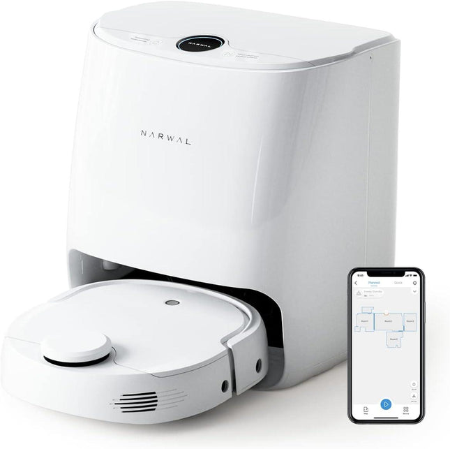 Narwal T10 Robot Vacuum and Mop Comb With Base Station - Certified Refurbished