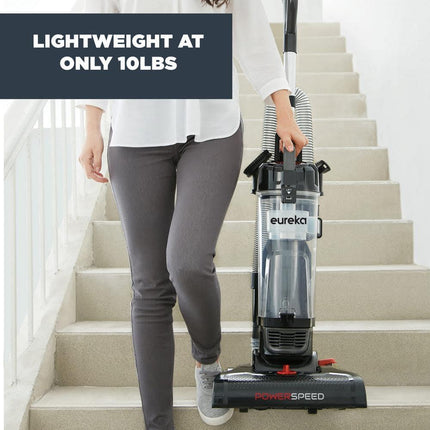 Eureka NEU180 PowerSpeed Multi-Surface Upright Bagless Vacuum Cleaner Black Red Color Certified Refurbished