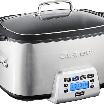 Cuisinart Cook Central 4-in-1 7QT Multicooker Stainless Steel Chrome - Certified Refurbished
