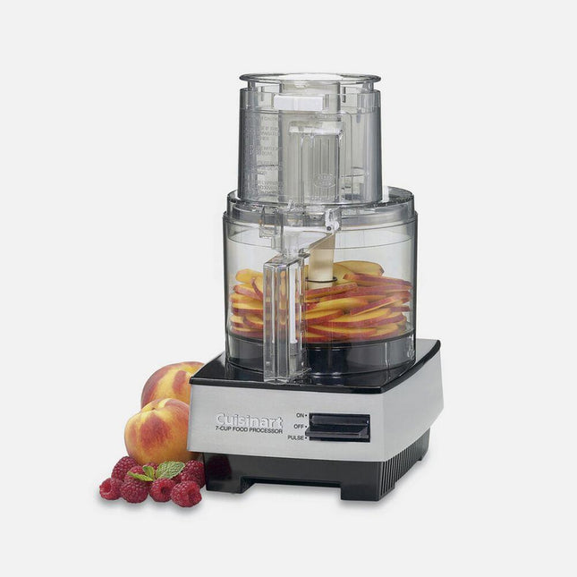 Cuisinart Original 7 Cup Food Processor DFP-7 Brushed Chrome - Certified Refurbished